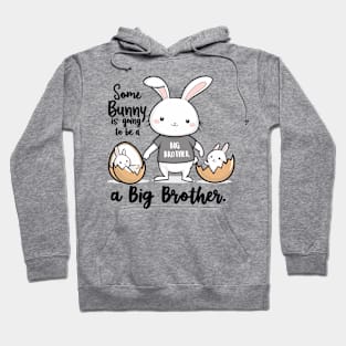 Big Brother Announcement Cute Bunny Family Design Hoodie